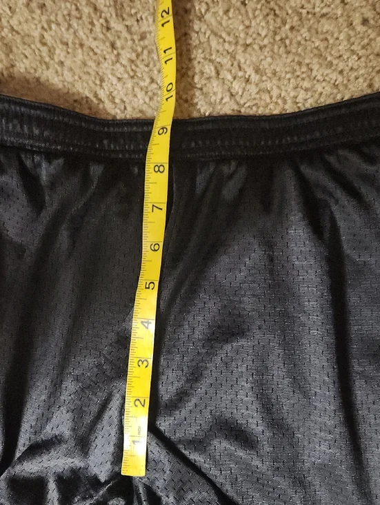 Vintage Champion Black Women's Athletic Mesh Shorts - Picture 10 of 10